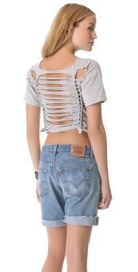 WGACA Vintage Back Slash Braid Tee