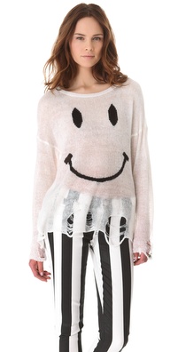 Wildfox 90s Smile Knit Sweater