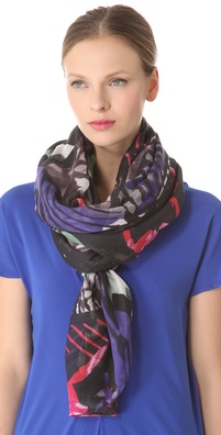Zero + Maria Cornejo Wide Print Scarf