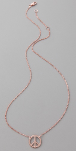 Shop Jennifer Zeuner Jewelry Peace Sign Necklace and Jennifer Zeuner Jewelry online - Accessories,Womens,Jewelry,Necklace, online Store