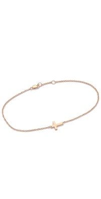 Jennifer Zeuner Jewelry Cross Anklet