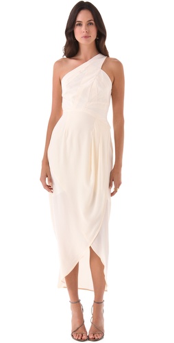 Zimmermann One Shoulder Maxi Dress
