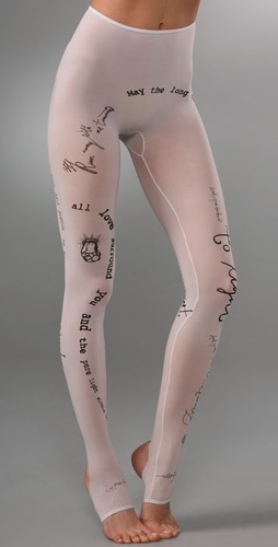 Acne Tantra Print Tights