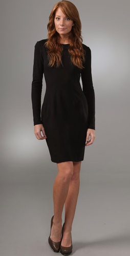 Adam Long Sleeve Dress With Seam Details