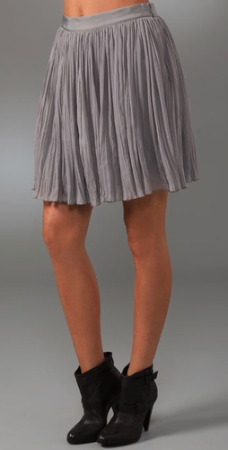 ADAM Broomstick Skirt with Grosgrain Waistband