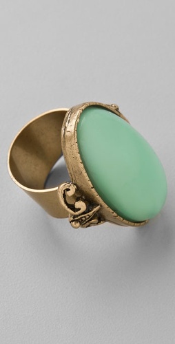 Alex and Ani Jade Stone Ring