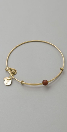 Alex and Ani Cornelian Expandable Wire Bangle for Haiti