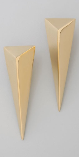 Alexis Bittar Pyramid Clip On Earrings