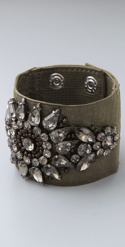 Covered In Bangles Alice + Olivia Leather Cuff