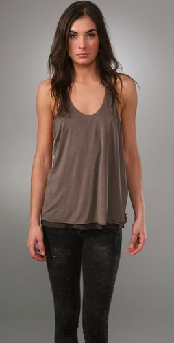 Alice + Olivia Loose Racer Back Tank