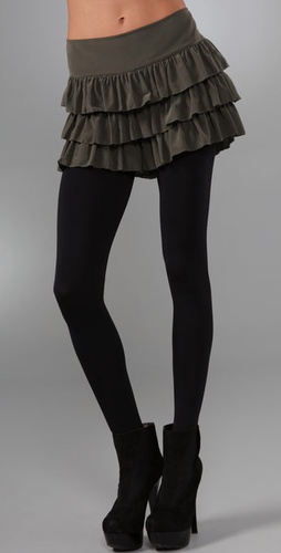 Alice   Olivia Ruffle Shorts