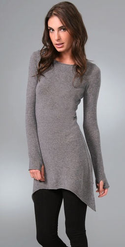 Ami Dans La Rue Cashmere Ballet Neck Tunic