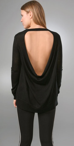 Alexander Wang Cowl Back Cardigan