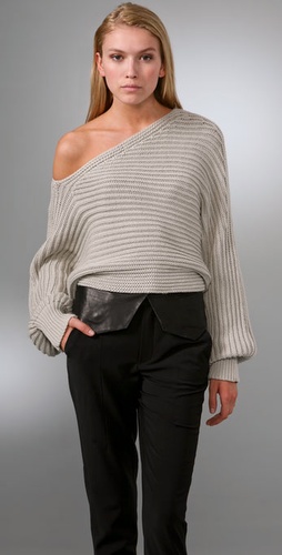 Alexander Wang Asymmetrical Cropped Pullo