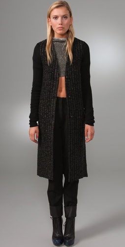 Alexander Wang Loop Stitch Long Cardigan