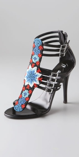 Balmain Giuseppe Zanotti for Balmain Beaded Sandals