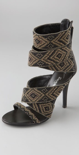 Balmain Giuseppe Zanotti for Balmain Beaded Sandals