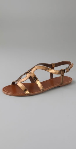 Belle by Sigerson Morrison Swirl Flat Sandals