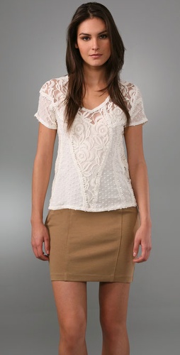 Beyond Vintage All Over Lace Blouse