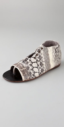 Becca Moon Caro Open Toe Thong Flats