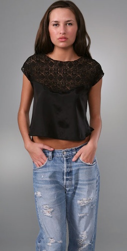 Brigid Catiis Ava Crochet Top