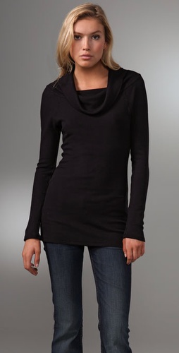 C&c California Thermal Cowl Neck Top