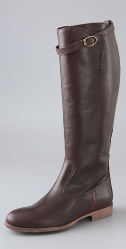 Charles David Rouse Flat Riding Boots