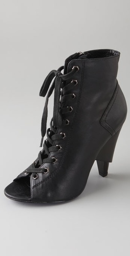 Charlie My Love Cleo Lace Up Booties