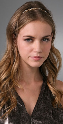 Deepa Gurnani Pearl Twist Headband