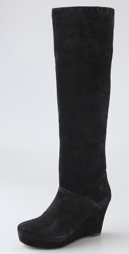 Diane Von Furstenberg Marvel Suede Wedge 