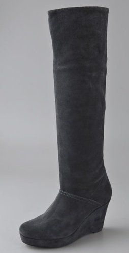 Diane Von Furstenberg Marvel Suede Wedge 