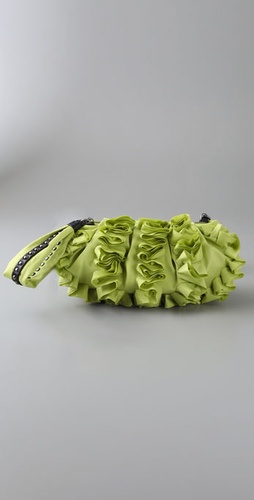 Diane von Furstenberg Belle Ruffle Evening Bag