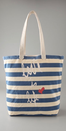 Diane von Furstenberg Striped Sara Tote