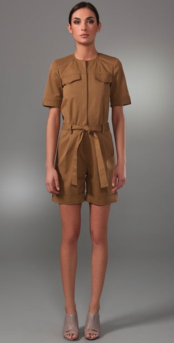 Derek Lam Romper with Self Belt