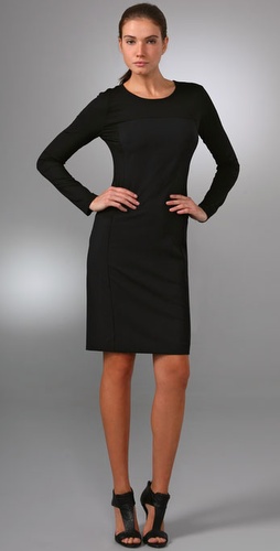Dkny Long Sleeve T-shirt Dress