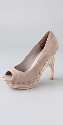 Dolce Vita Apple Suede Clog Pumps