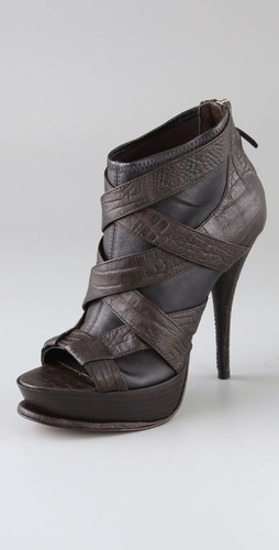 Elizabeth And James Miki Open Toe Platfor