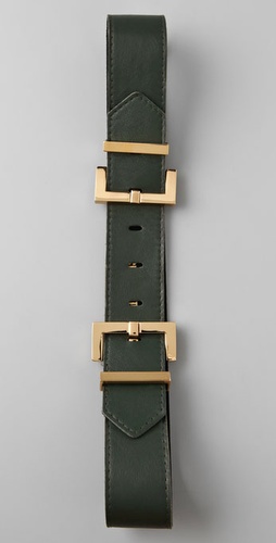 Elegantly Waisted Double Buckle Belt