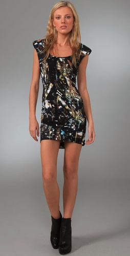 Factory Open Back Dress
