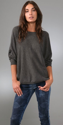 Feel The Piece V Back Cashmere Sweater