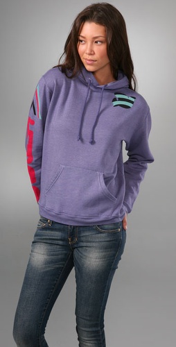 FREECITY Striped Dove Tipi Pullover Hoodie