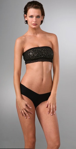 Free People Golden Sequin Bandeau