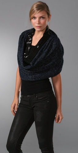 Free People Convertible Sequin Cowl