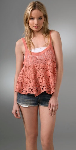 Free People Carefree Crochet Camisole