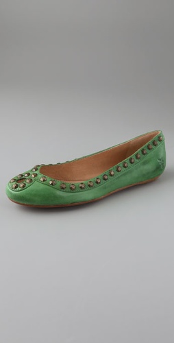 Frye Emma Flats with Honeycomb Studs