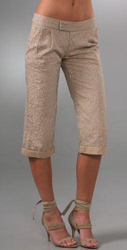 Gryphon The Beaded Cropped Pants