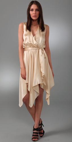 Halston Heritage Handkerchief Dress