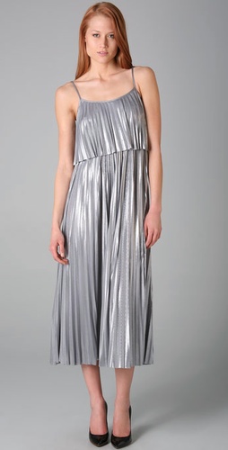 Pleated Evening Dress