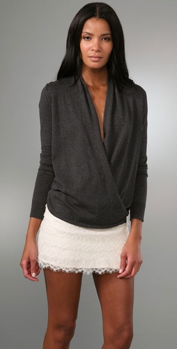 perfect pink wrap cardigan sweater Haute Hippie Photo perfect pink wrap cardigan sweater Haute Hippie