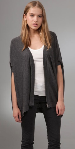 Haute Hippie Zip Dolman Cardigan